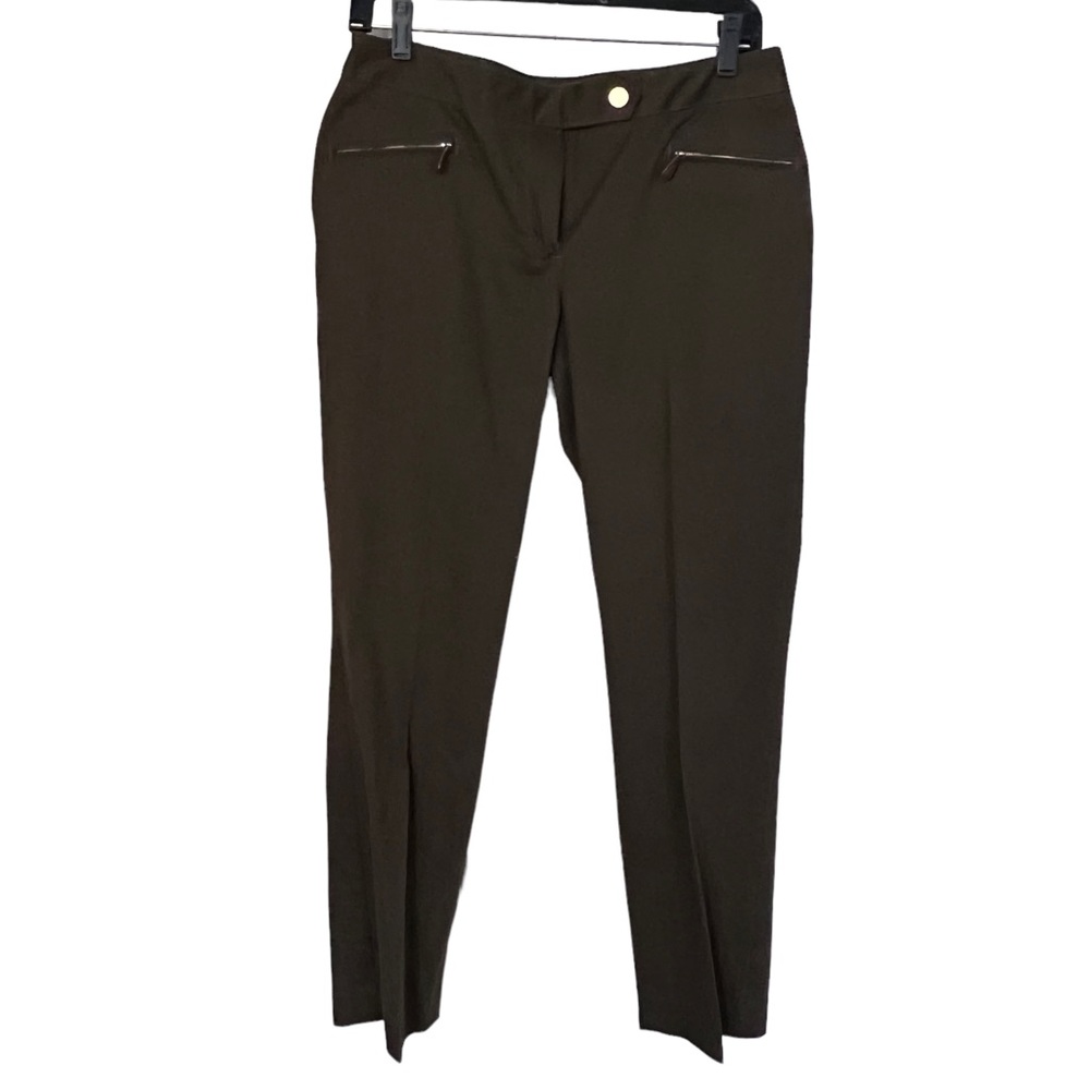 Talbots olive green brushed cotton pants - Picture 1 of 3